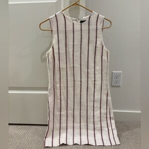 Pre-owned Theory linen mini dress